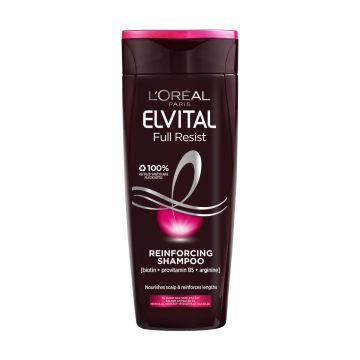 LOREAL ELVITAL FULL RESIST SHAMPOO HAURAILLE JA HERKÄSTI KATKEI 250 ML