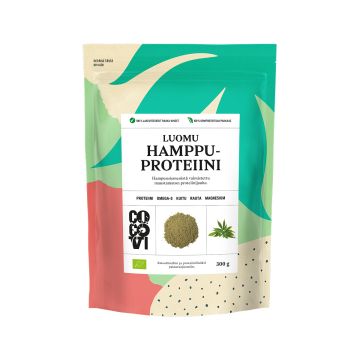 COCOVI HAMPPUPROTEIINIJAUHE MAUSTAMATON 300 G