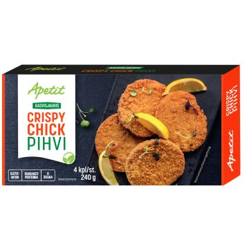 APETIT KASVISJAUHISPIHVIT CRISPY CHICK 4KPL 240 G