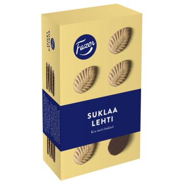 FAZER SUKLAALEHTI KEKSI 185 G