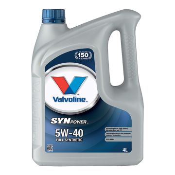 VALVOLINE SYNPOWER 5W-40 MOOTTORIÖLJY 4 L