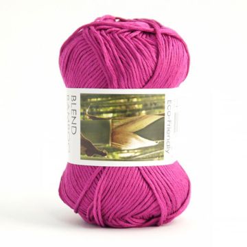 HJERTEGARN BLEND BAMBOO 50 G, 4657 FUKSIA