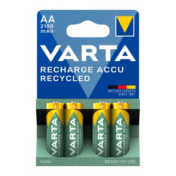 VARTA RECYCLED ACCU AA 2100 MAH, 4KPL