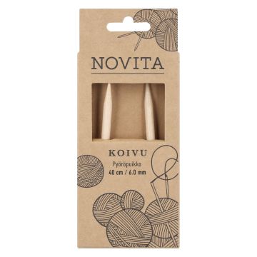 NOVITA KOIVU PYÖRÖPUIKKO 40 CM 6.0 MM