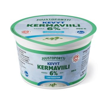 JUUSTOPORTTI KEVYT KERMAVIILI 6% LAKTON 200 G