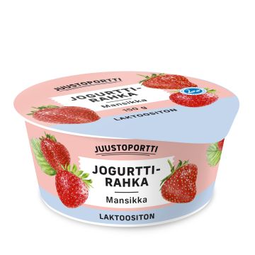 JUUSTOPORTTI JOGURTTIRAHKA MANSIKKA LAKTON 150 G