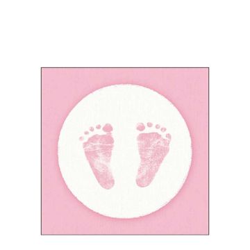 AMBIENTE LAUTASLIINA 25X25 CM BABY STEPS GIRL