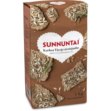 SUNNUNTAI KARKEA TÄYSJYVÄRUISJAUHO 1KG