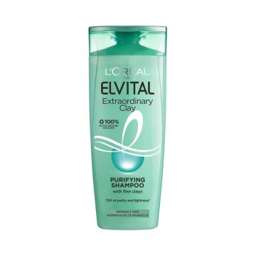 LOREAL ELVITAL EXTRAORDINARY CLAY SHAMPOO NORMAALEILLE HIUKSILL 250 M