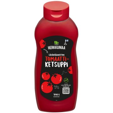 HERKKUMAA TOMAATTIKETSUPPI 1,04 KG