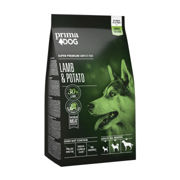 PRIMADOG TÄYSRAVINTO LAMMAS-PERUNA KAIKKI RODUT 2 KG