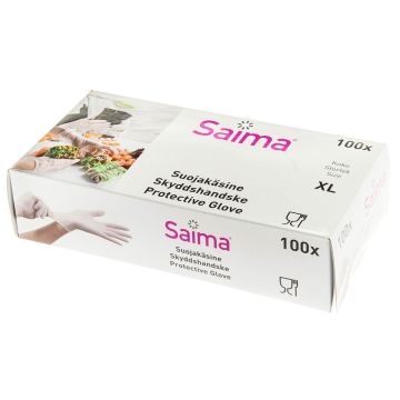 SAIMA SUOJAKÄSINEET XL 100KPL