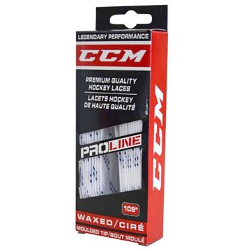 CCM LACE PROLINE WAX LUISTINNAUHAT 244 VALKOINEN