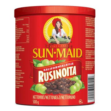 SUN MAID KALIFORNIALAISIA RUSINOITA 500 G