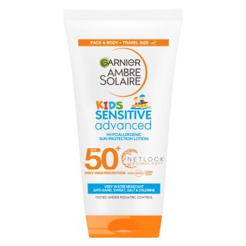 GARNIER AMBRE SOLAIRE KIDS SK 50+ AURINKOSUOJAEMULSIO LAPSILLE 50 ML