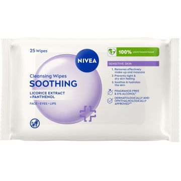 NIVEA PUHDISTUSLIINAT SENSITIVE 25KPL 25 KPL