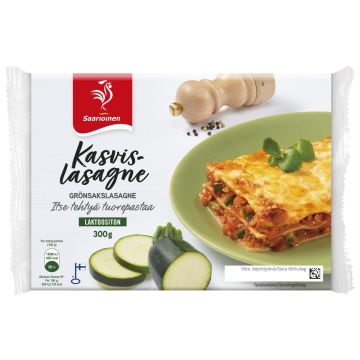 SAARIOINEN KASVISLASAGNE 300 G SAARIOINEN KASVISLASAGNE 300 G