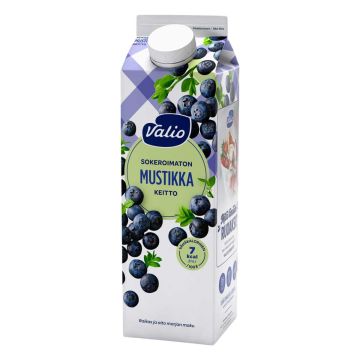 VALIO MUSTIKKAKEITTO SOKEROIMATON 1KG