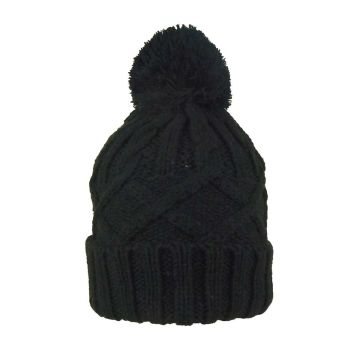 SALON PIPO BEANIE 1802, MUSTA