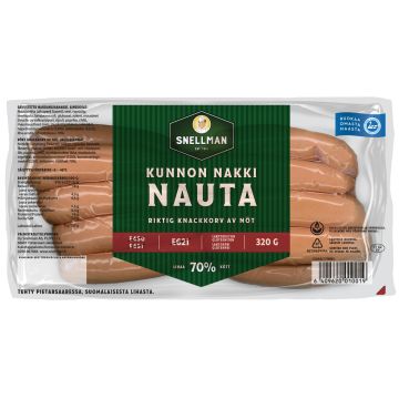 SNELLMAN KUNNON NAUDANLIHANAKKI 320 G SNELLMAN KUNNON NAUDANLIHANAKKI 320 G