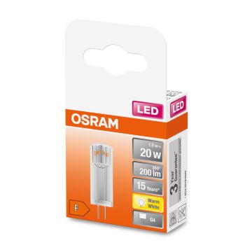 OSRAM LED LAMPPU PIN 20 1,8W 2700K G4