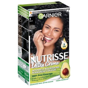 GARNIER NUTRISSE 1 MUSTA KESTOVÄRI