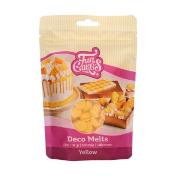 FUNCAKES DECOMELTS -NAPIT KELTAINEN 250 G