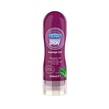 DUREX PLAY MASSAGE 2IN1 ALOE VERA -LIUKUVOIDE 200 ML