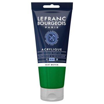 L&B FINE ACRYLIC 80ML 561 MID-GREEN