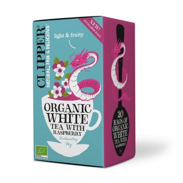 CLIPPER VALKOINEN TEE 20PS VADELMA LUOMU 34 G CLIPPER VALKOINEN TEE 20PS VADELMA LUOMU 34 G