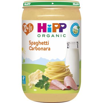 HIPP SPAGETTI CARBONARA 12KK LUOMU 250 G