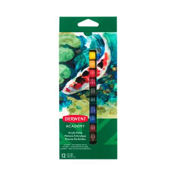 DERWENT ACADEMY AKRYYLIVÄRIT 12X12ML