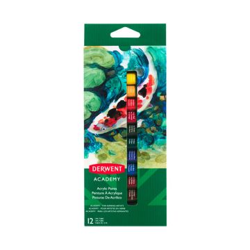 DERWENT ACADEMY AKRYYLIVÄRIT 12X12ML