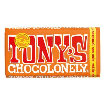 TONY'S CHOCOLONELY MILK CARAMEL SEA SALT MAITOSUKLAA 180 G