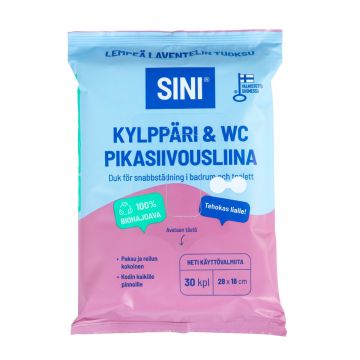 SINI WC&KYLPYHUONE PIKASIIVOUSLIINA 30 KPL 30 KPL