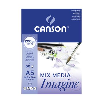 CANSON IMAGINE 200G A5 (50) (14,8X21CM)