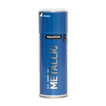 MASTON SPRAYMAALI METALLIC SININEN 400 ML