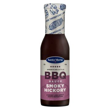 SANTA MARIA BBQ SAUCE SMOKY HICKORY 365 G