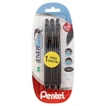 GEELIROLLERI PENTEL ENERGEL X 3KPL MU KP