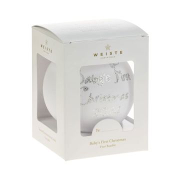 WEISTE 85MM VAUVAN VUOSIPALLO VALK. BABY'S FIRST XMAS WEISTE 85MM VAUVAN VUOSIPALLO VALK. BABY'S FIRST XMAS