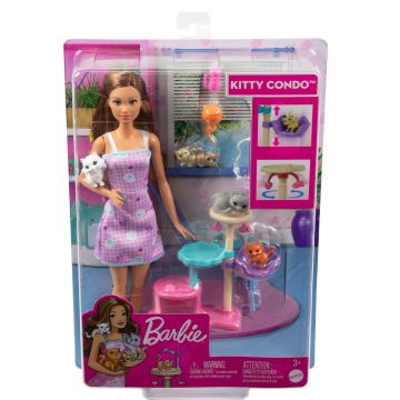 BARBIE  KITTY CONDO KISSALEIKKISETTI HHB70