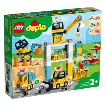LEGO DUPLO TOWN 10933 TORNINOSTURI JA RAKENNUSTYÖMAA