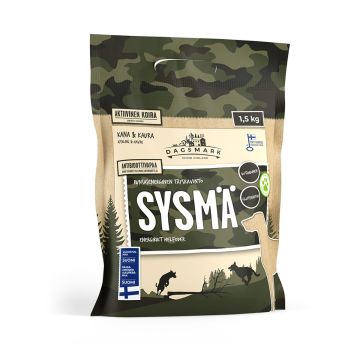 DAGSMARK SYSMÄ TÄYSRAVINTO ENERGIA AIKUISILLE KOIRILLE 1,5 KG