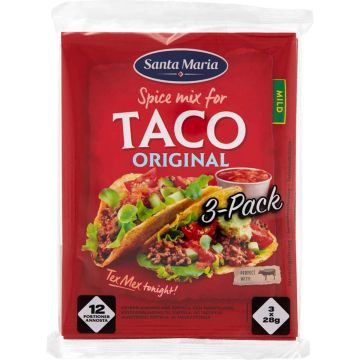 SANTA MARIA TACO SPICE MIX 3-PACK 84 G