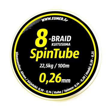 SPINTUBE 8 KUITUSIIMA FL 0,26MM / 100M 22,6KG