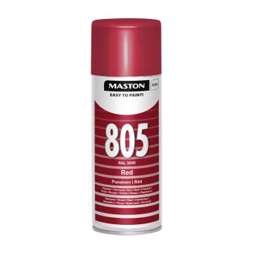 MASTON SPRAYMAALI 100 PUNAINEN 805 RAL3000 400 ML