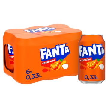 FANTA APPELSIINI 0,33 TLK 6-PACK 1,98 L
