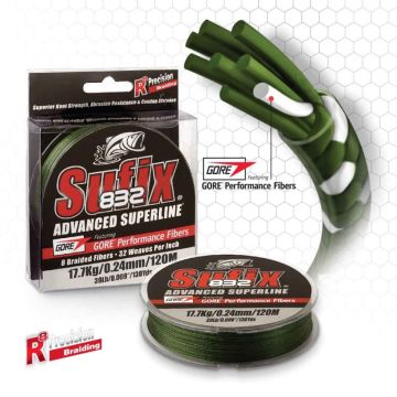 SUFIX 832 120M 0,33 MM/28,5 KG NEON KELTAINEN -MONIKUITUSIIMA