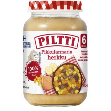 PILTTI PIKKUFARMARIN HERKKU LASTENATERIA 6KK 190 G