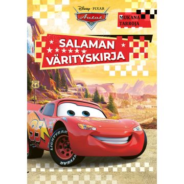 DISNEY AUTOT SALAMAN VÄRITYSKIRJA